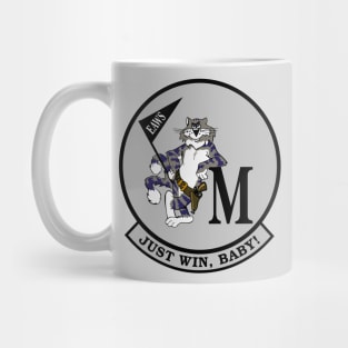 F-14 Tomcat - Just Win, Baby - Silver - Clean Style Mug